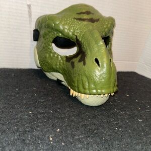 Jurassic Park World 2017 Green Tyrannosaurus Rex Dinosaur Mask T-Rex Moving Jaw